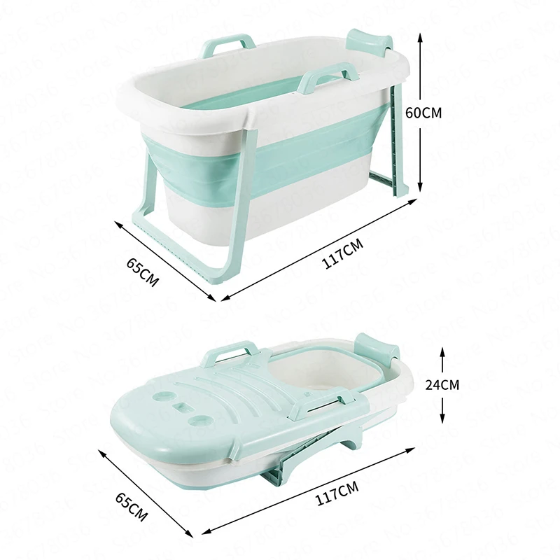 

Folding Tub Adult Bathing Barrel Bathing Barrel Thickening Tub Large Tub Household Plastic Body Bath Female