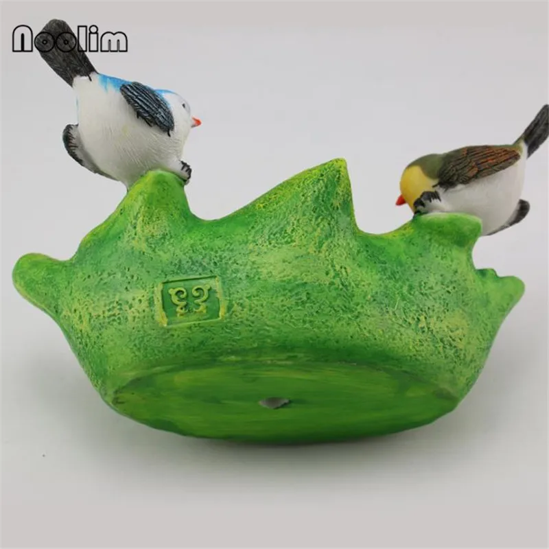 Смола Моделирование маленькая птица микро пейзаж цветочный горшок для