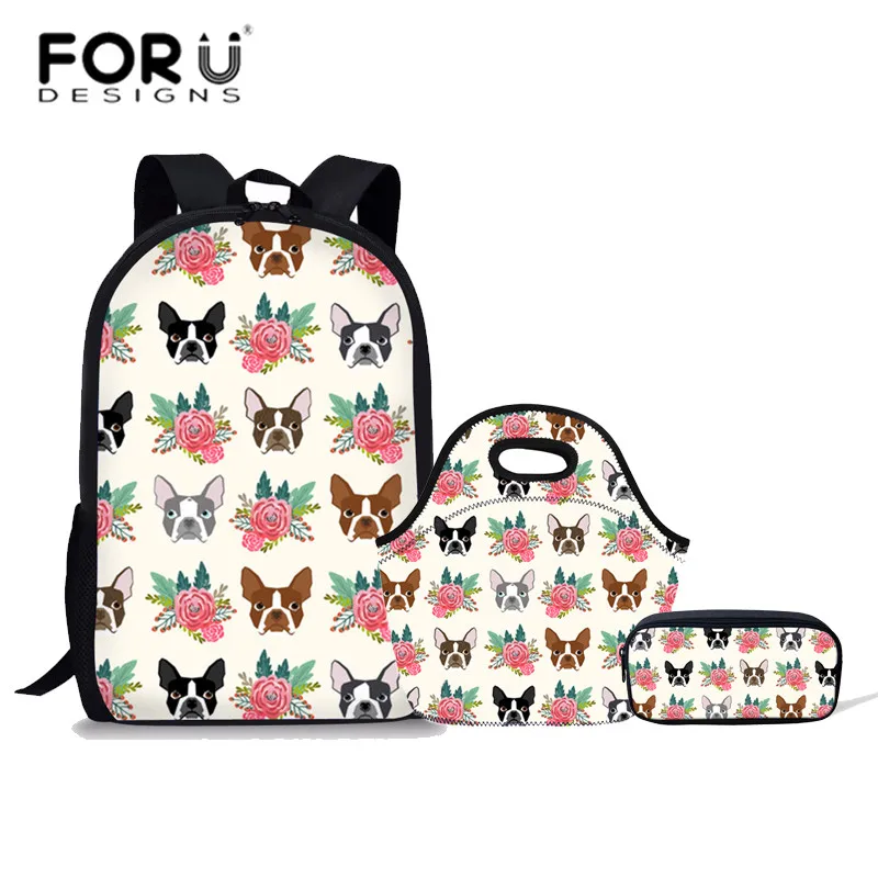 Детские школьные ранцы FORUDESIGNS 3 шт./компл. рюкзак для начальной школы девочек