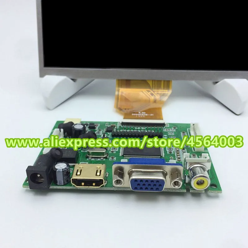 ЖК экран 6 5 дюйма 800*480 HD плата управления AT065TN14 HDMI VGA 2AV для raspberry orange банан pi