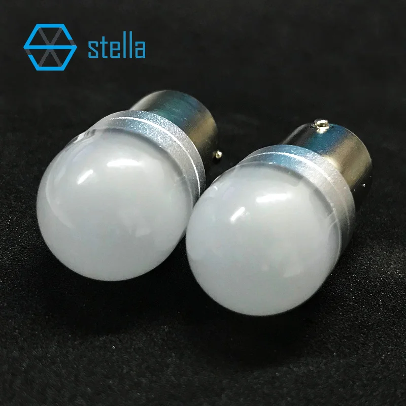 2 шт. автомобильный Стайлинг 1157/BAY15D P21/5 W светодиодный лампы 3030 SMD чип 3D объектив 360