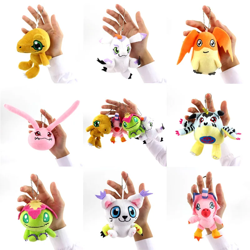 8 стилей Digimon плюшевые игрушки Patamon Palmon Piyomon Tailmon Gomamon Koromon Gabumon Agumon Мягкие куклы