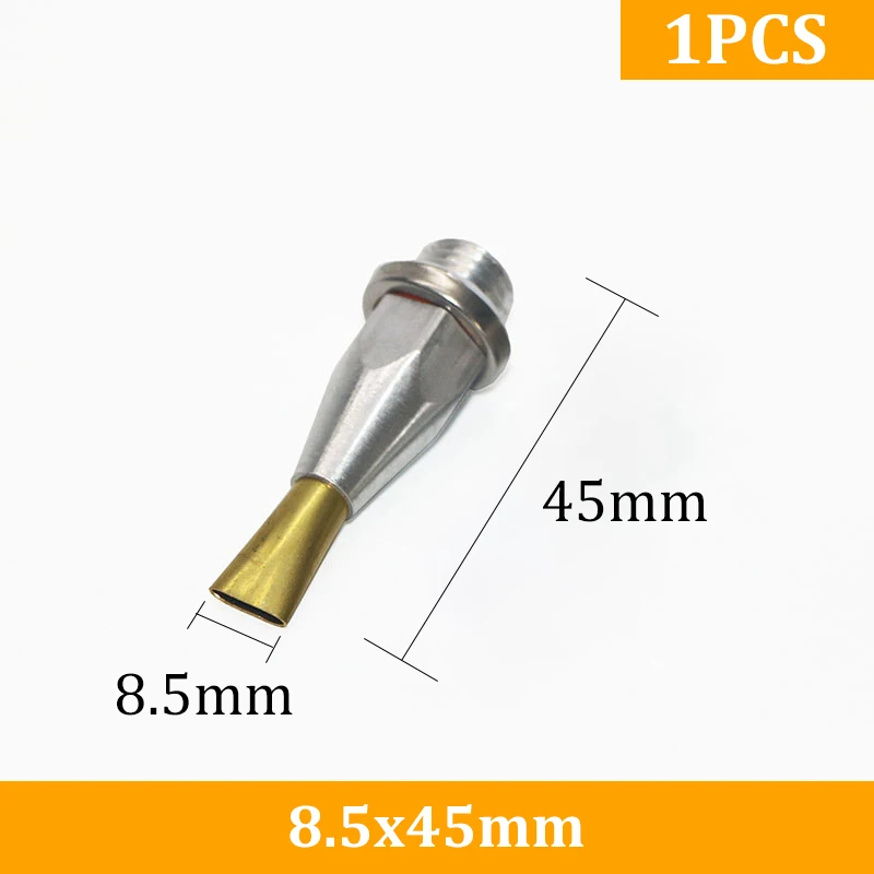 8.5x45mm 1pcs Широкая плоская насадка для горячего клея 6,0 мм 8,5 мм 45 мм для зазоров, широких поверхностей, уплотнения коробок, аксессуары для клеевого пистолета, 1 шт./лот - Цвет: 8.5x45mm 1pcs