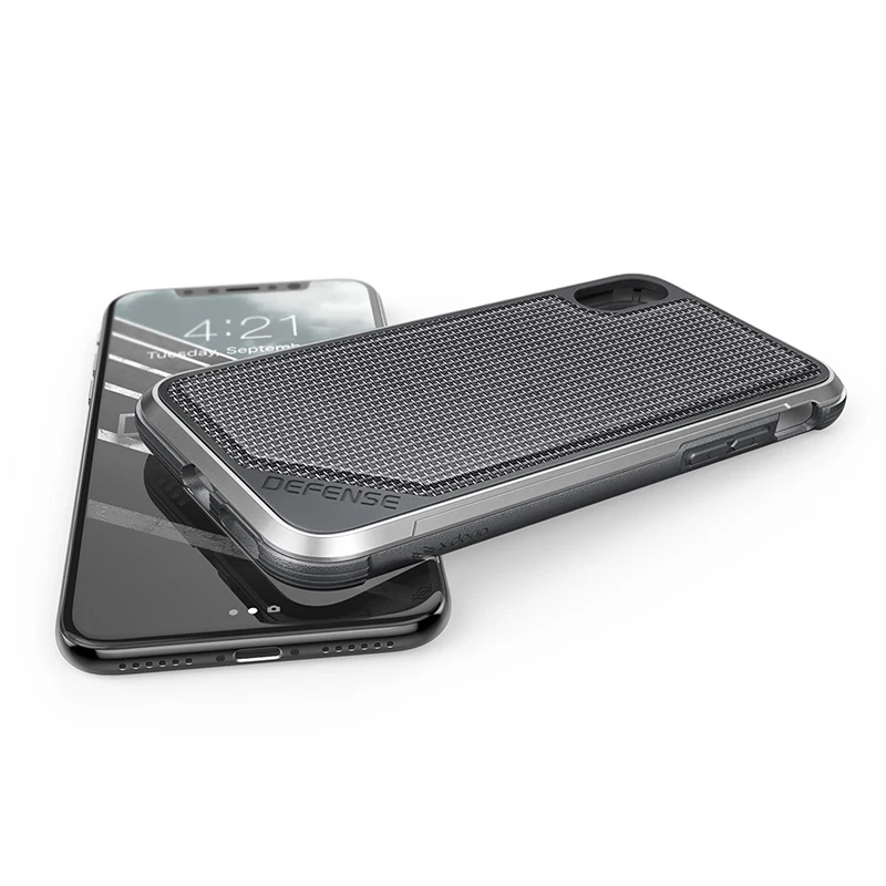 X-Doria Defense Lux чехол для телефона iPhone XS X военный класс падение протестированный анодированный алюминиевый защитный чехол Крышка для iPhone X