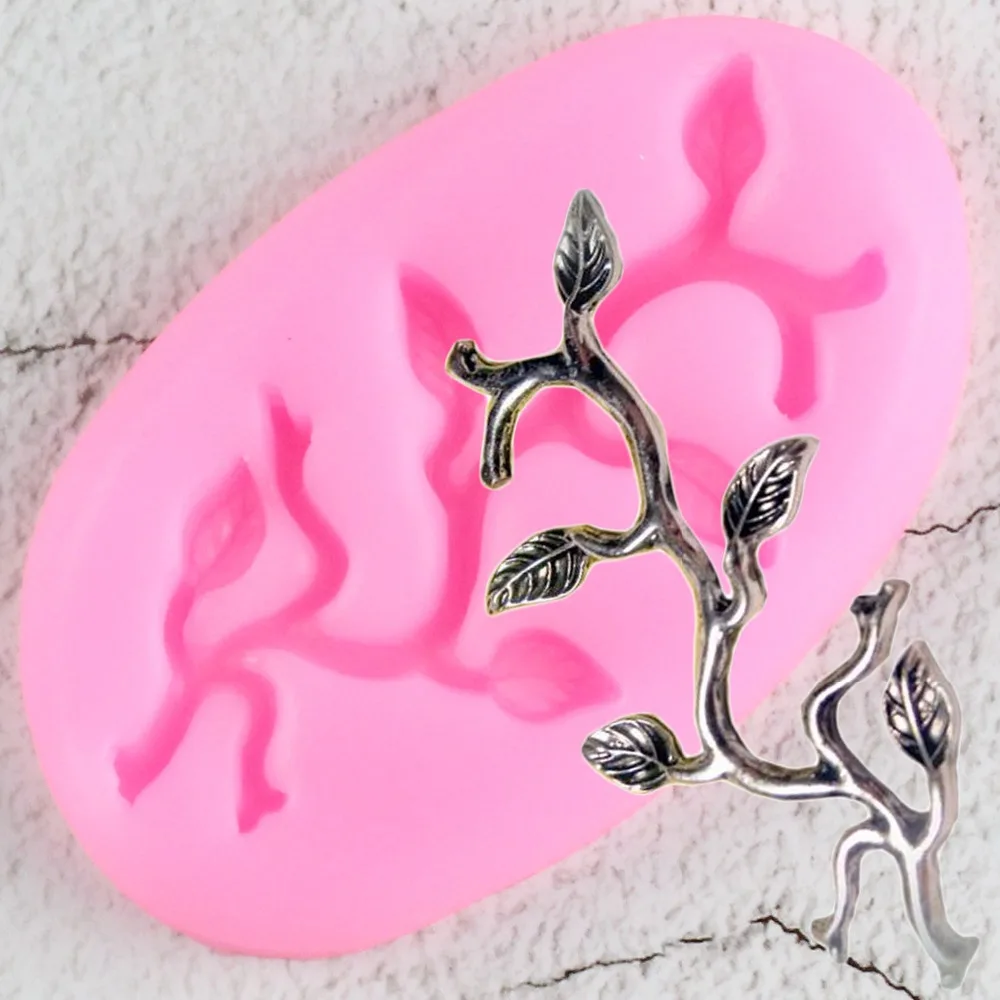 Силиконовая форма для кексов с рамкой в виде ветвей дерева | Дом и сад