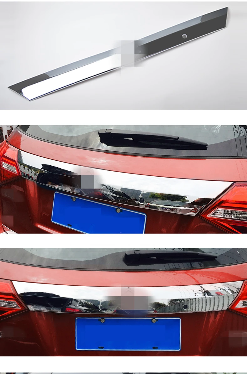 Для Suzuki Vitara- отделка задней багажника двери молдинг загрузки гарнир ободок покрытие наружное украшение авто аксессуары