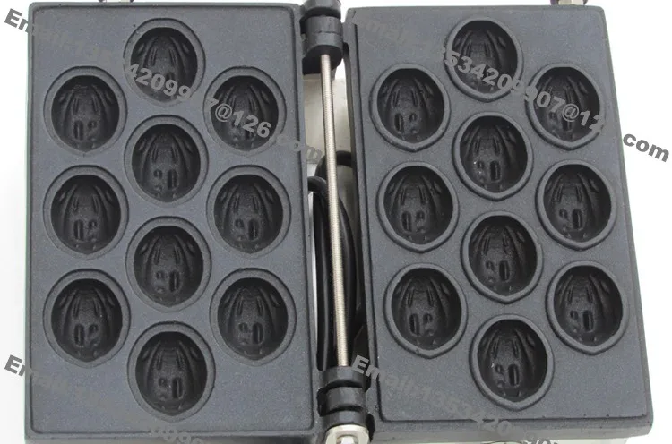 Бесплатная доставка промышленная антипригарная вафельница 110 В 220 электрическая