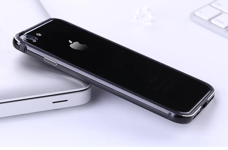 Алюминиевый металлический бампер для iPhone 7 7 Plus, тонкая рамка, чехол для телефона, полная защита, покрытие из сплава, Ультратонкий чехол, Capinha для Apple