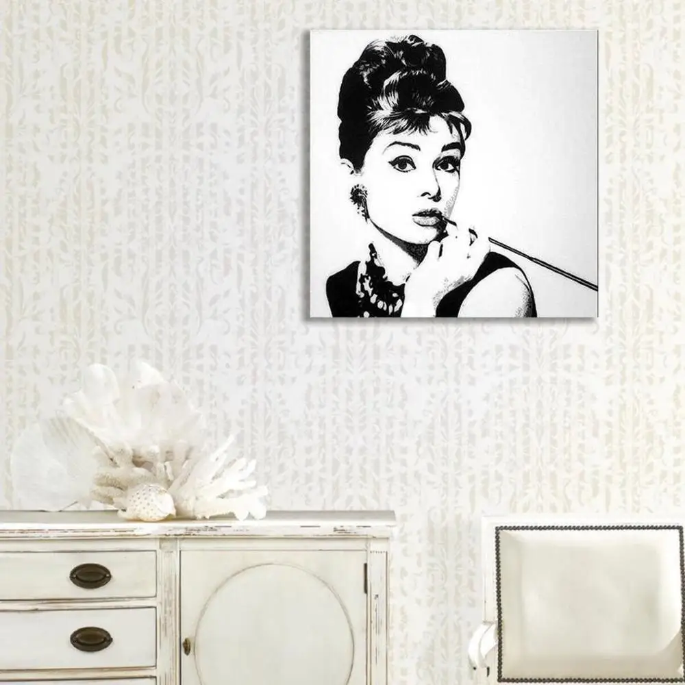 Paintings For Living Room Wall fashion home wall art Hand-painted Marilyn Monroe portrait . | Дом и сад