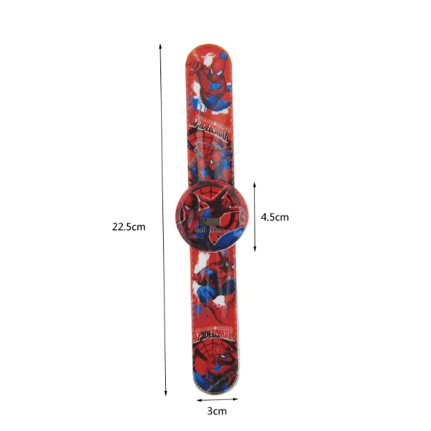New Children Watch Cartoon Car Spider-man Ice Snow Princess Digital Watch Child Toy Patted Watch Birthday Gift Clock