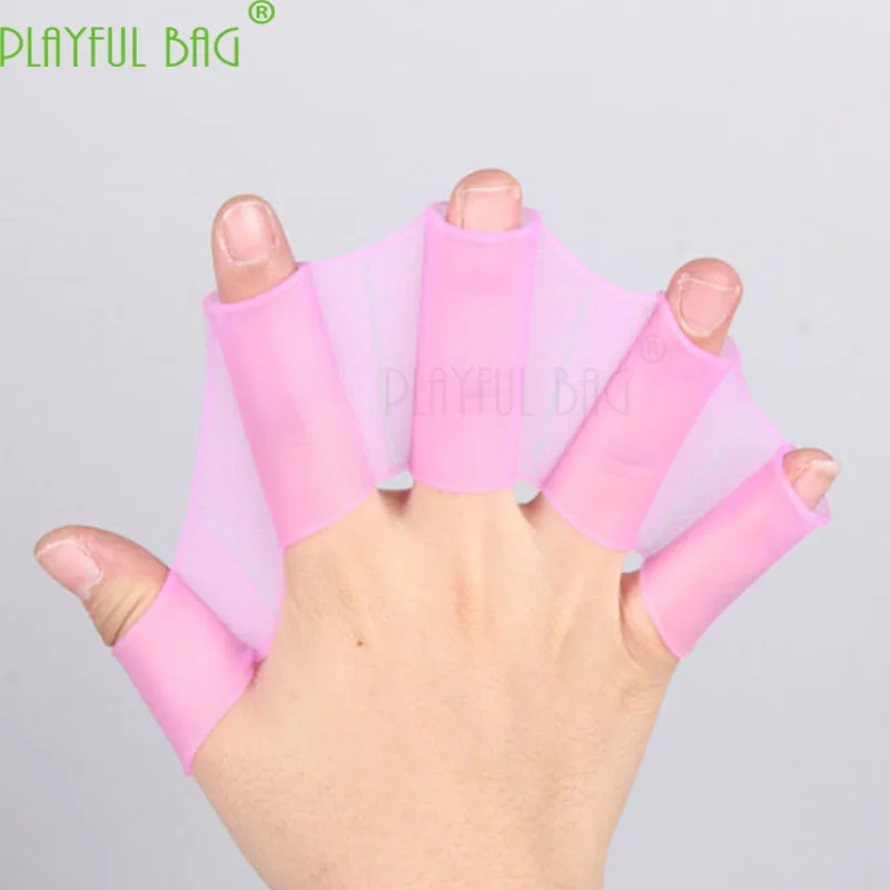 Пара лягушек силикагелевое плавательное весло оборудование ласты ручная сеть