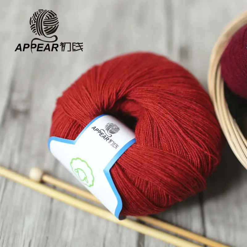 50 г/шар кашемир шерстяная пряжа мериносовая шерсть Вязание шерстяной пряжи