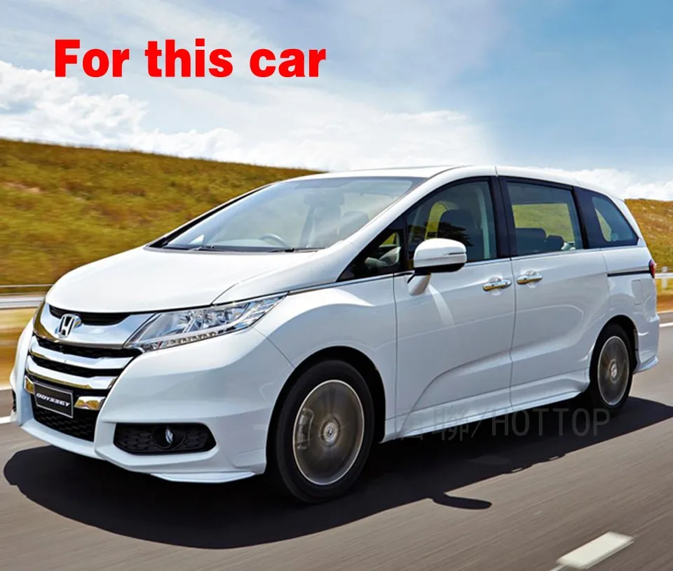 2 шт./компл. хромированная задняя противотуманная фара для Honda odyssey Высокое качество abs задняя угловая Накладка бампера автомобиля Стайлинг