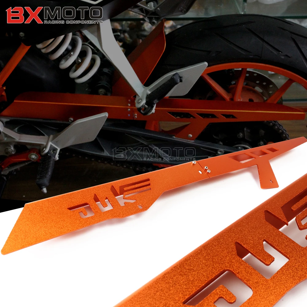 Для KTM DUKE 390 2013 2018 250 2017 125 200 CNC алюминиевая Мотоциклетная цепь Защитная крышка