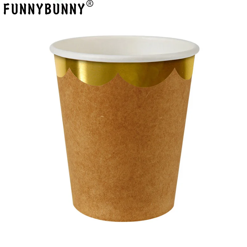 Одноразовая посуда FUNNYBUNNY салфетка для чашек крафт бумага декоративные