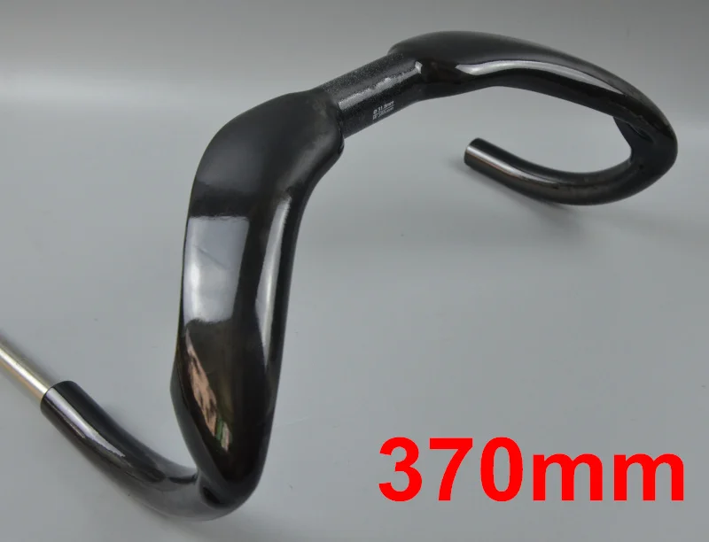 UD 370mm Wacako дороги углерода TT руль бар трек sprinter bar труба из углеродистого волокна 3K глянцевое покрытие 31,8 мм 370/385 мм суете гонок баров Велосипеды - Цвет: UD 370mm