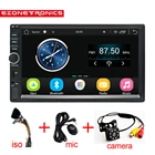 Автомагнитола, 2 Din, Android 6,0, 7 дюймов, 1024*600, Универсальный Автомобильный плеер, GPS-навигация, Wi-Fi, Bluetooth, USB, радио, аудио плеер