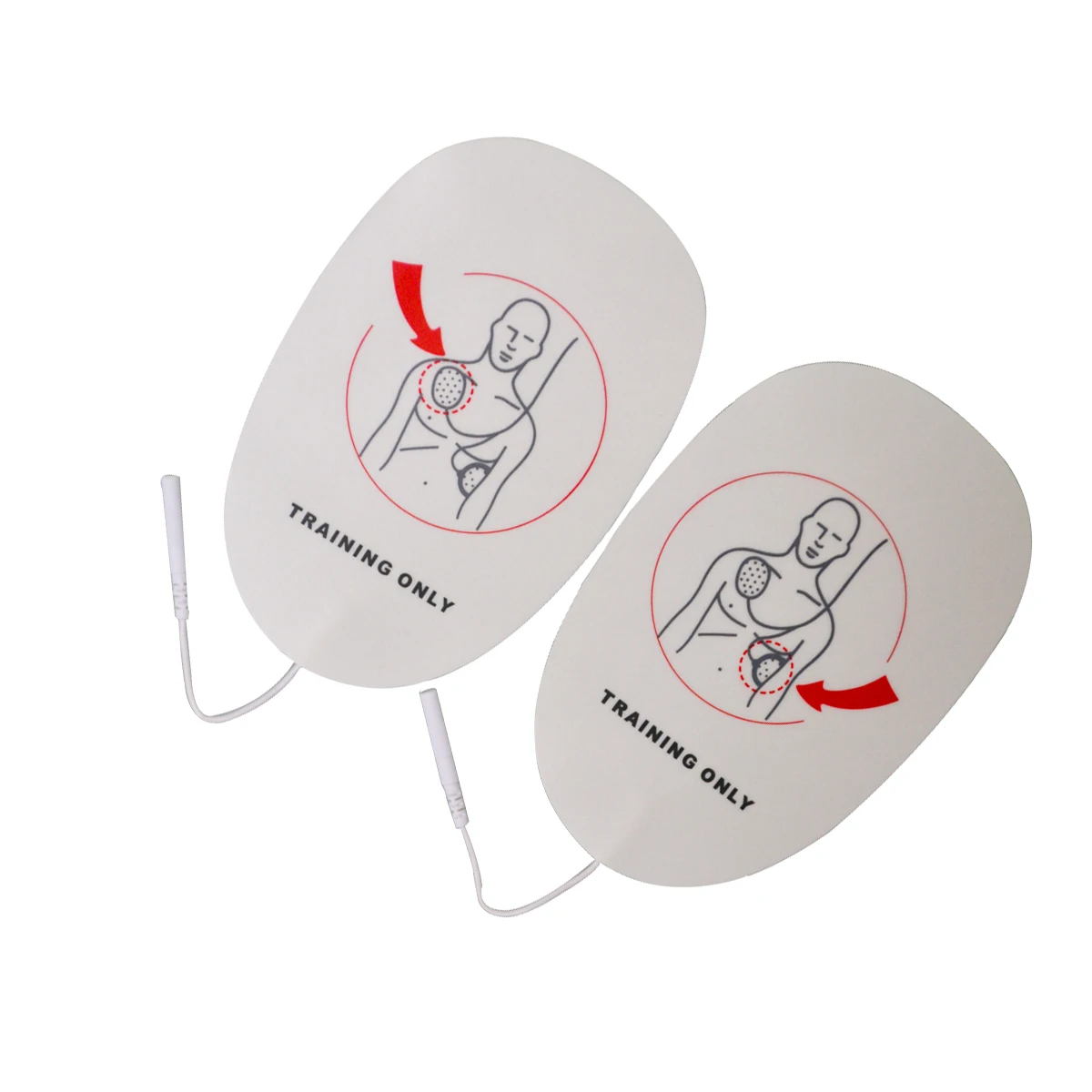 1 пара новый адгезионный электрод для тренировки взрослых AED проводящий пластырь