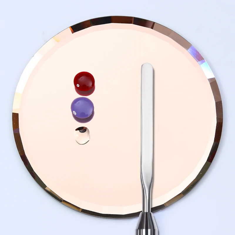 Акриловая ручка для рисования ногтей с двойным концом шпатель инструмент УФ гель