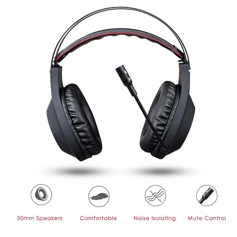 XIBERIA гарнитура NUBWO N2 3 5 мм Стерео Игровые наушники шлем с микрофоном для