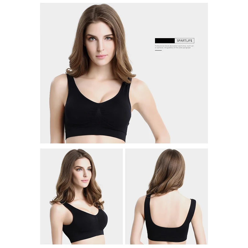 

Push up Bra Plus Size Bras Women Bra Top Padded Wireless Brassiere Top B2Cshop