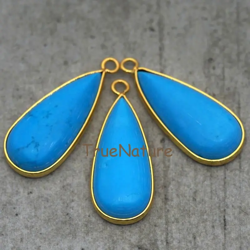 Оптовая продажа бирюзы ювелирные изделия кулон результаты капли воды форма