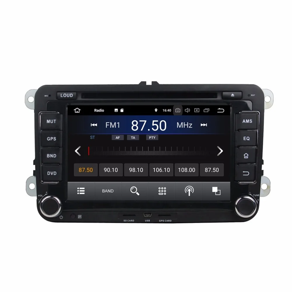 1024*600 Android 8 1 автомобильный Радио DVD gps мультимедийное головное устройство для Skoda