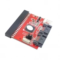 100 шт./лот IDE 133 DVD CD в два последовательных SATA 7PIN адаптер конвертер для жесткого