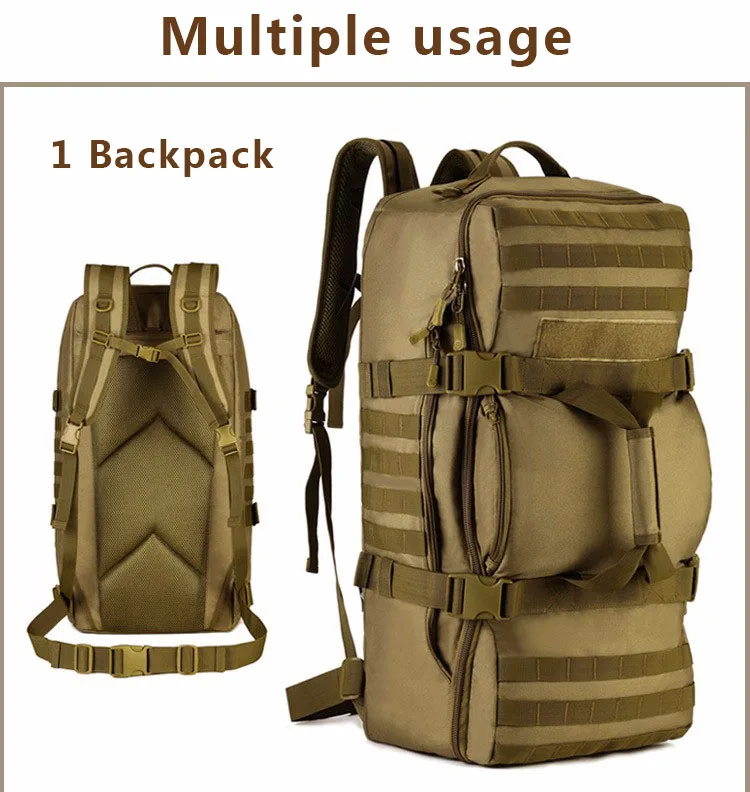 Горячая Распродажа 60L Большой Вместительный многофункциональный рюкзак