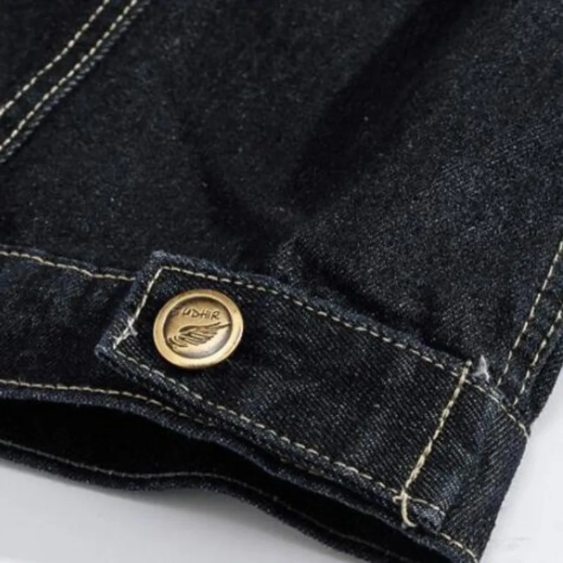 Мужская джинсовая куртка без рукавов с потертостями|motorcycle jean vest|denim jacket sleevelessjeans