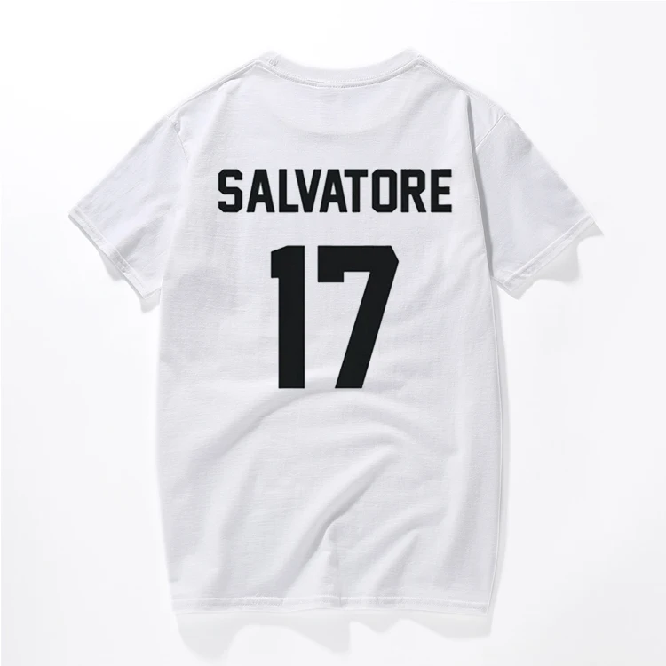 Повседневные Salvatore 17 футболка год рождения Дневники вампира Женские туфли