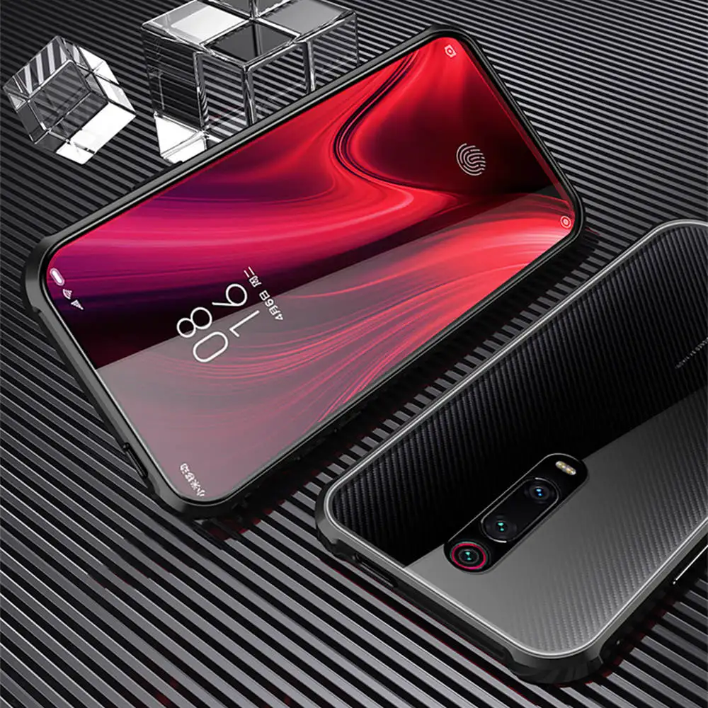 Magnetic Adsorption Metal Phone Case For Xiaomi 9 9se Redmi K20 Note 7 Pro CC9 A2 6X 9T Double sided Tempered Glass Magnet Cover | Мобильные