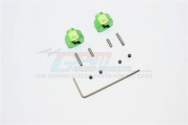 1/10 AXIAL SMT10 90055 90057 шестигранное колесо из алюминиевого сплава (+ 2 мм) набор шт. MJ0102/+