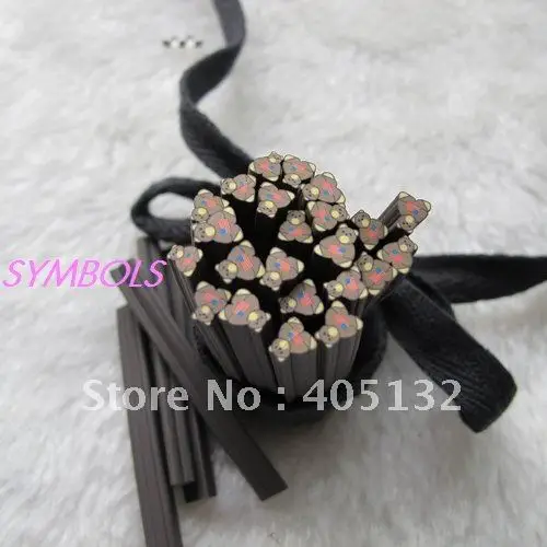 _ Бесплатная доставка 100 шт. 5 мм Симпатичный Коричневый флаг медведь тростник