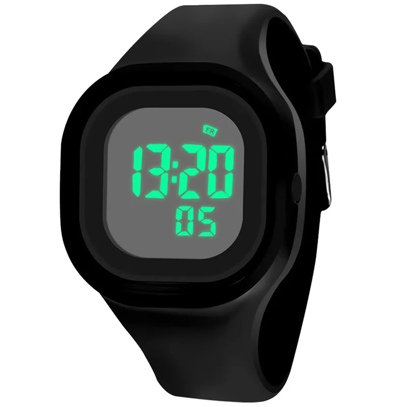 KDM светодиодные цифровые часы для мужчин спортивные военные водонепроницаемые