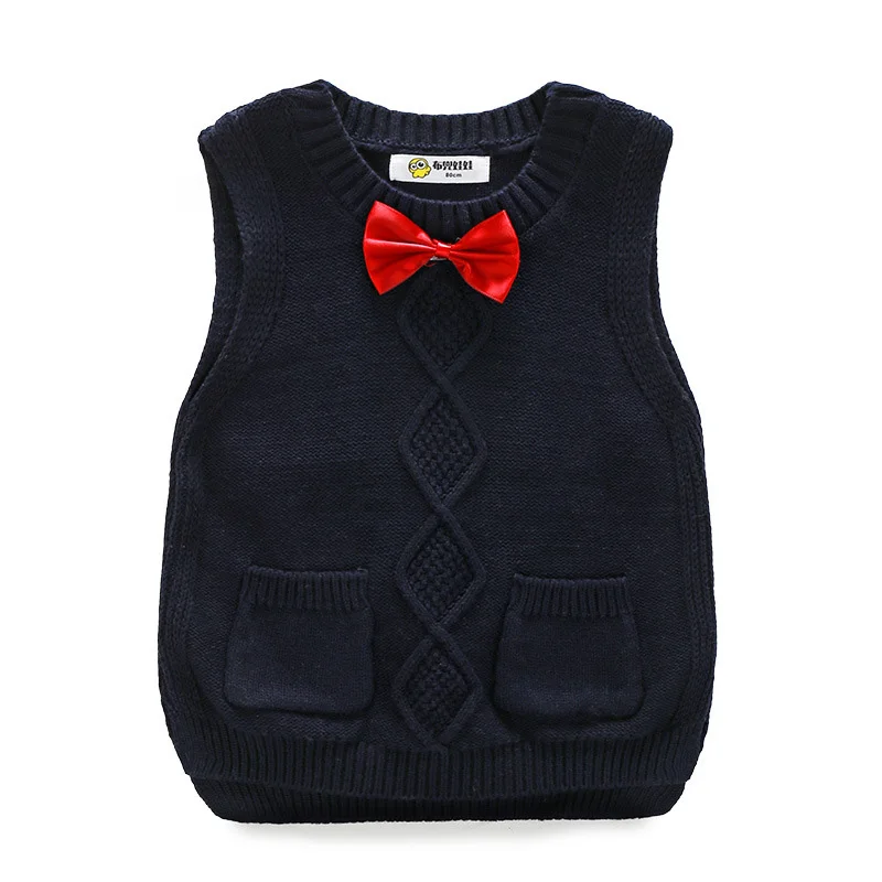Детский вязаный жилет свитера и топы для мальчиков на весну осень детские