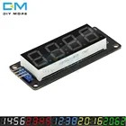 Светодиодная трубка TM1637 для Arduino, 4-значный дисплей 0,56 дюйма, 7 сегментов, синий, желтый, белый, зеленый, красный, двойные точки, модуль для платы Arduino