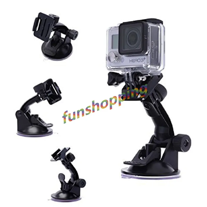 Для Gopro аксессуары для SJ4000 автомобильный присоска держатель крепление Hero 6/5/4/3/+ Hd