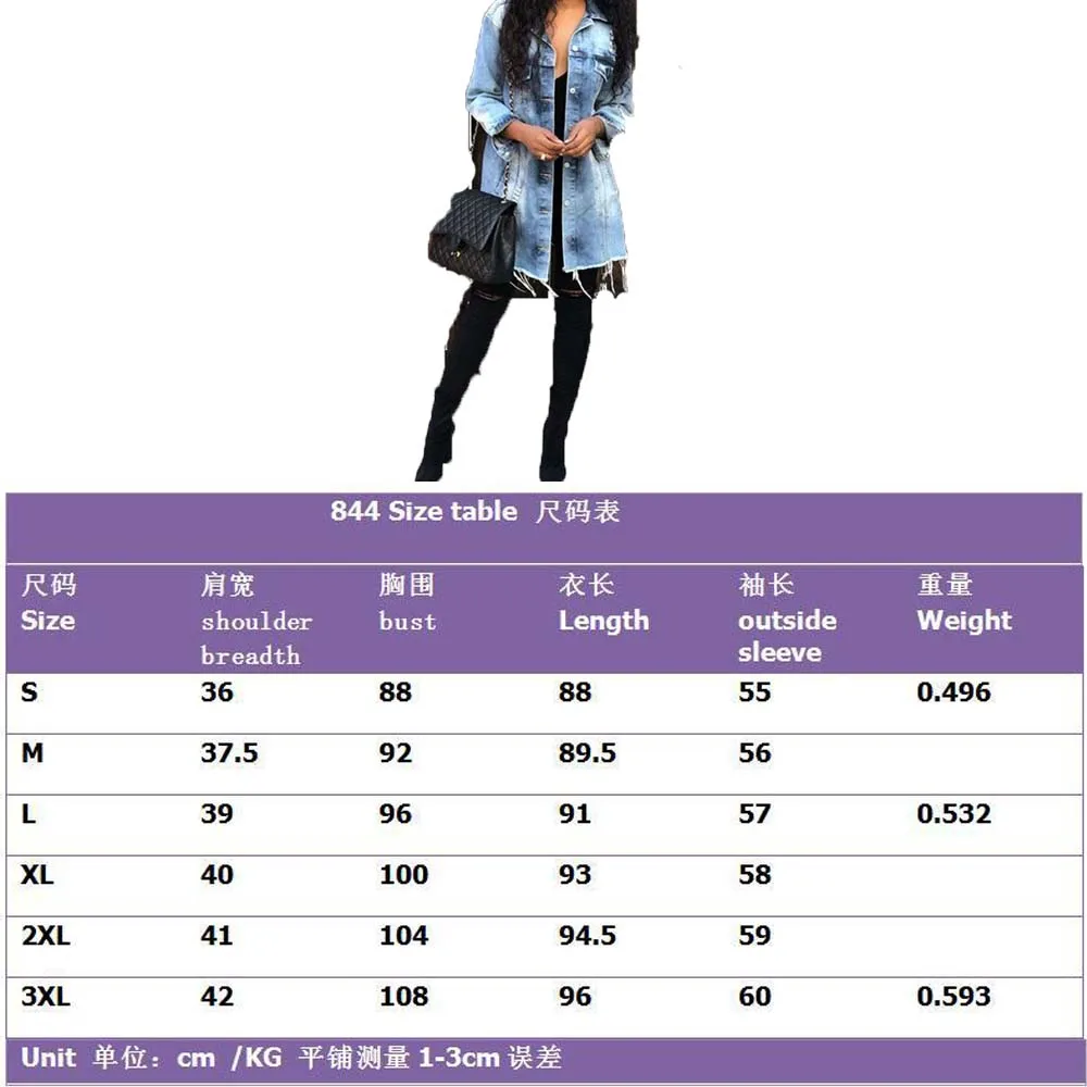 Женская мода новинка уличный стиль плюс размер отверстие длинное тонкое