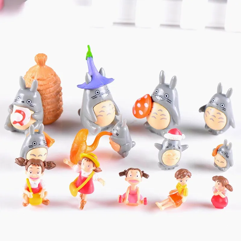 Куклы Xiaomei Totoro из мультфильма аниме суккуленты декоративные украшения глиняные