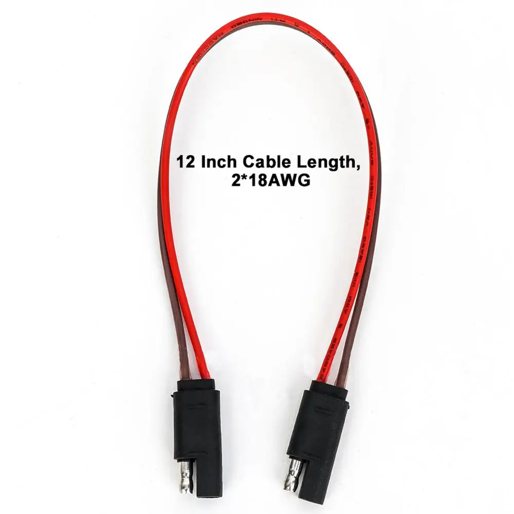 Tirol T25553b провод с вилкой для прицепа 2 контактный прицеп 12 ” удлинитель 2*18 AWG