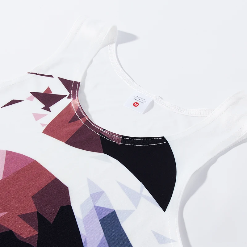 Майка мужская с 3d принтом приталенная рубашка без рукавов в стиле хип-хоп топ для