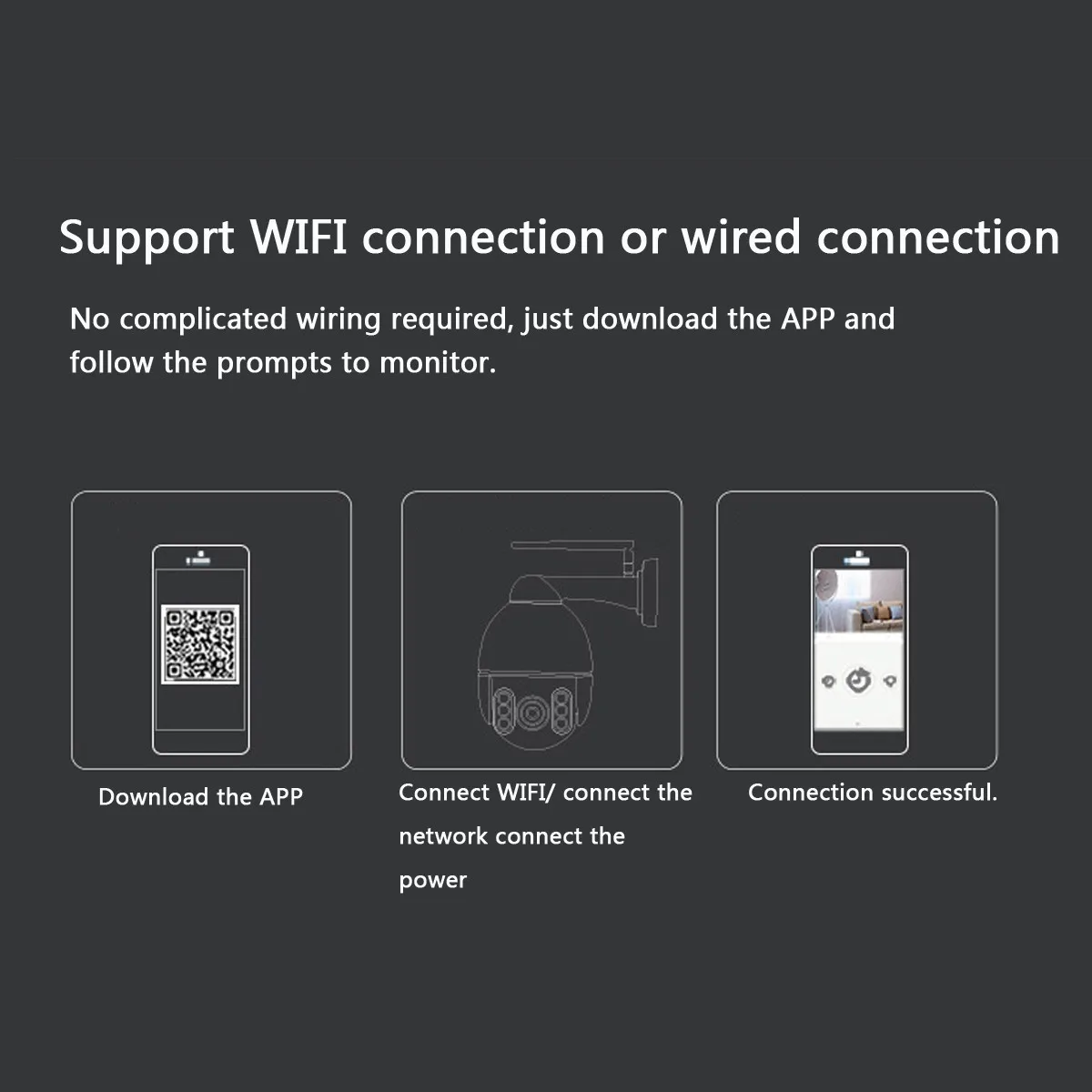 1080 P PTZ скоростная купольная ip-камера WiFi автоматическое отслеживание беспроводной наружной сети видеонаблюдения Водонепроницаемая камера видеонаблюдения