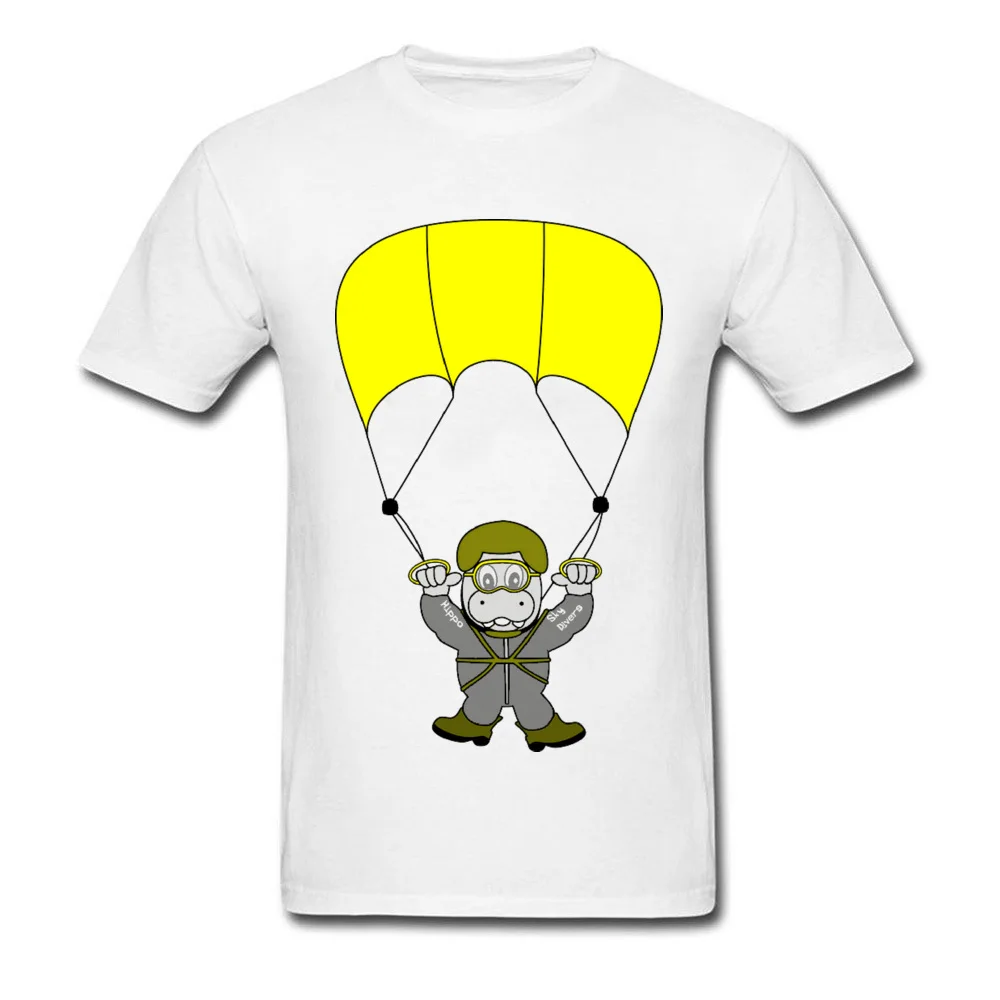 Skydiver Fun Hippo футболка для прыжков с парашютом футболки персонажами из мультфильмов
