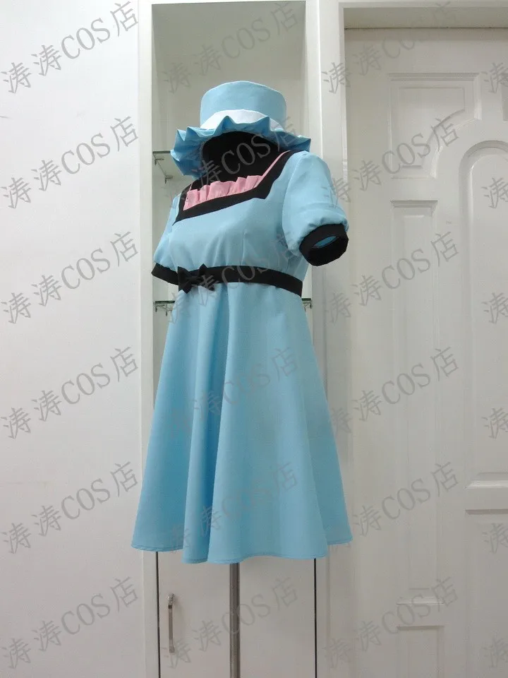 STEINS Ворота Mayuri Shiina Mayushi LabMen No.002 синее платье duduru ~ косплей костюм на Хэллоуин|costume