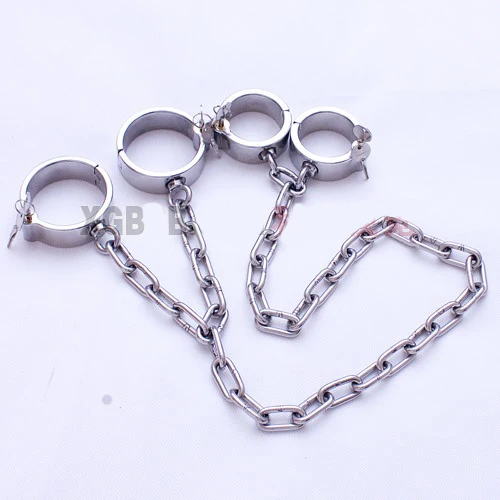 Наручники из нержавеющей стали для секса БДСМ Связывание фиксаторы раб фетиш