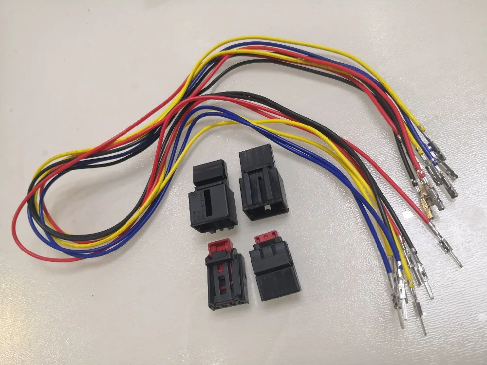 2 компл./лот 4 Pin/Way Женский Мужской автомобиль заднее сиденье разъем с 60 см провода Pigtail ForVW сагитар-маготан гольф хвост лампа