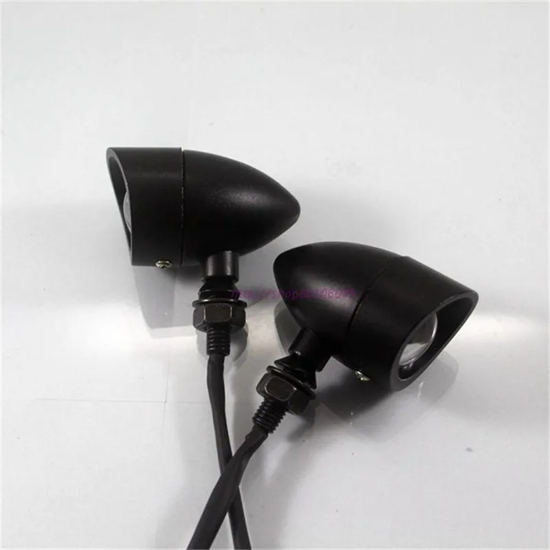 

1 Pair Metal Motorcycle Bullet Turn Signal Indicator Light Lamp Motorcycle Accessories Retro Motorbike Scooter Indicator Lamp