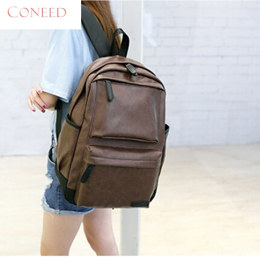 Charming Nice CONEED Best Gift Vintage Leather Travel Bags Rucksack Shoulder |