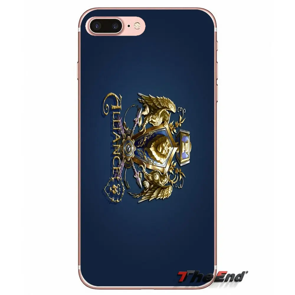 Чехол из ТПУ Lion World of Warcraft WOW для iPhone X 4 4S 5 5S 5C SE 6 6S 7 8 Plus Samsung Galaxy J1 J3 J5 J7 A3 A5 2016